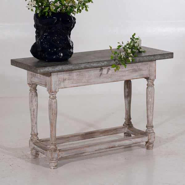 Swedish freestanding stone top table, circa 1750. - Selected Design & Antiques