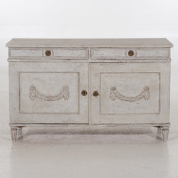 Gustavian sideboard with carvings, 19th C.