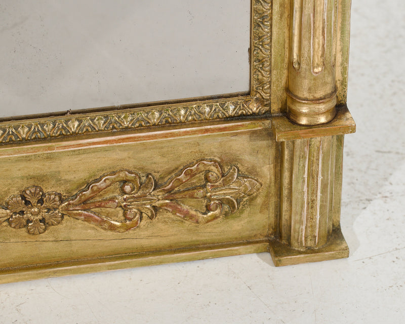 Fine original Swedish and gilded mirror, circa 1810.