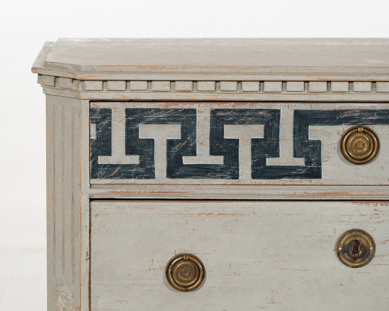 Wonderful pair of Gustavian style chests, circa 100 years old.