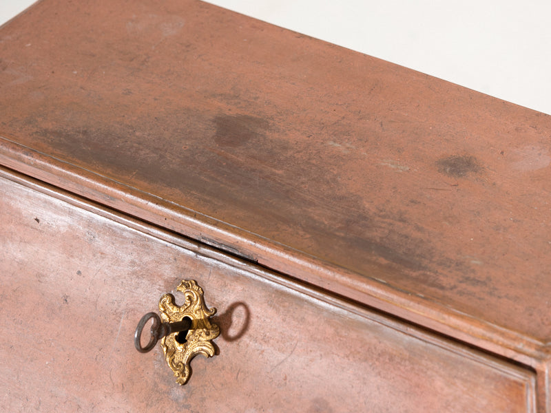 Rococo bureau in original paint and hardware, circa 1710. - Selected Design & Antiques