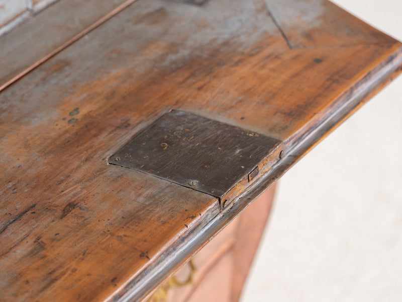 Rococo bureau in original paint and hardware, circa 1710. - Selected Design & Antiques