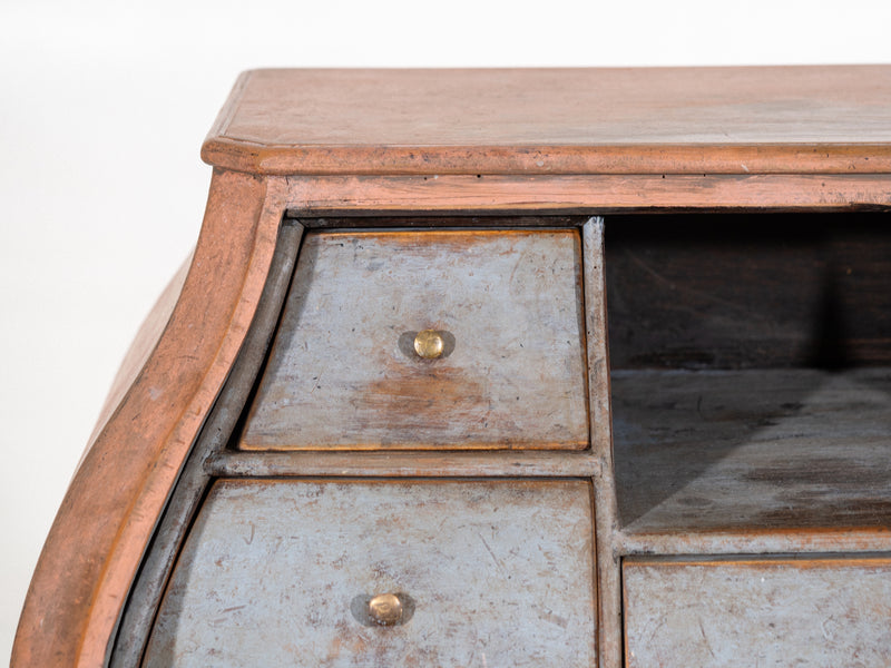 Rococo bureau in original paint and hardware, circa 1710. - Selected Design & Antiques