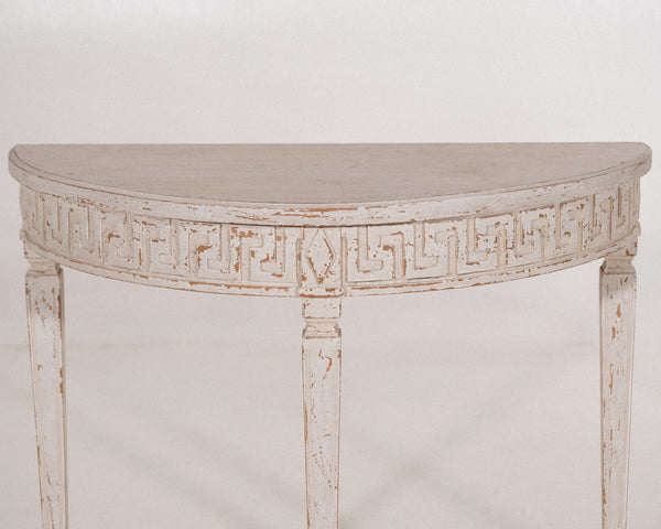 Stunning pair of Demi-lune tables, circa 100 years old. - Selected Design & Antiques