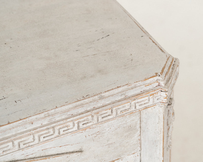 Pair of nightstands with drawers, 19th C.