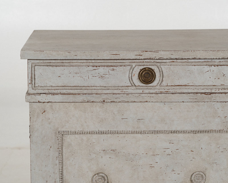 Gustavian sideboard with carvings, 19th C.