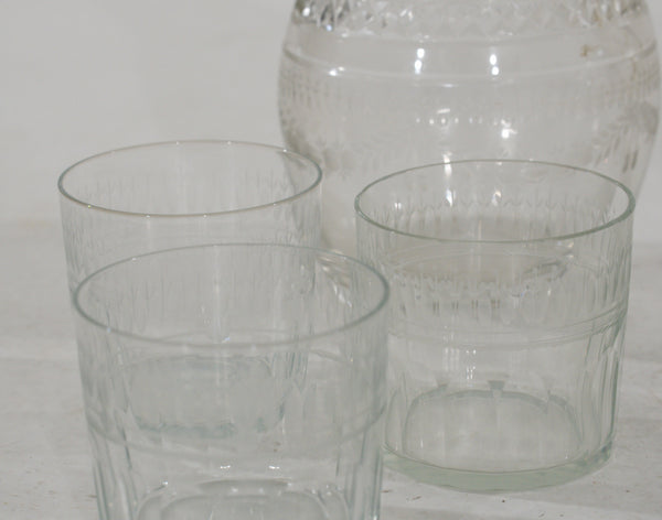 Swedish set of glass, circa 1880 - Selected Design & Antiques