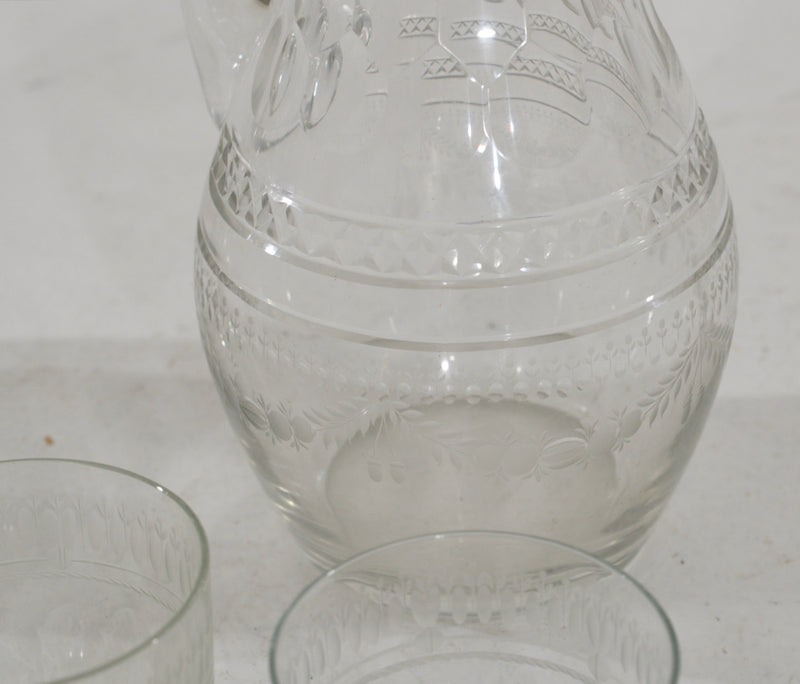 Swedish set of glass, circa 1880 - Selected Design & Antiques