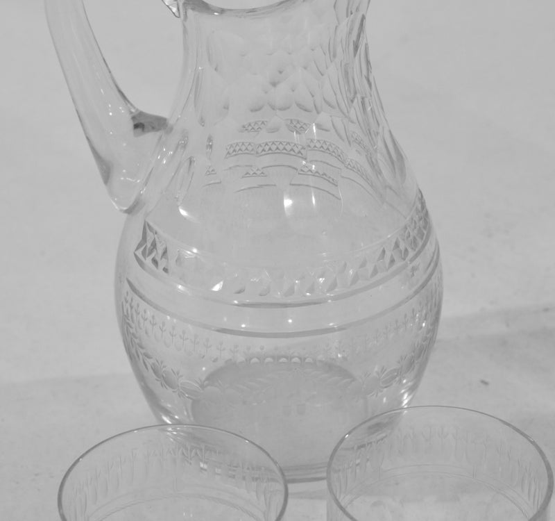 Swedish set of glass, circa 1880 - Selected Design & Antiques